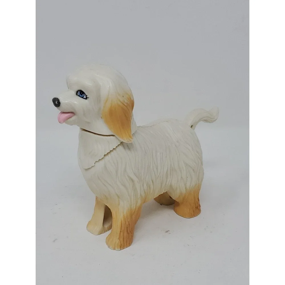 Barbie Dog Tika Doll Clean Up Pup Puppy Only Tan Sheep Dog Moves